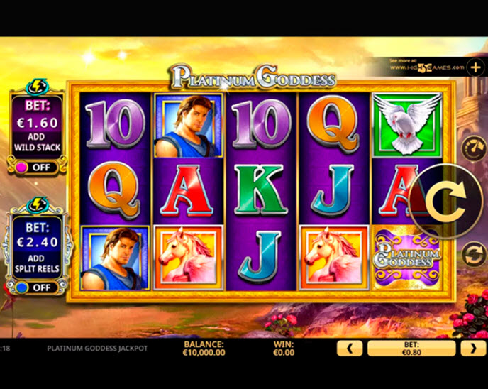 platinum goddess jackpot