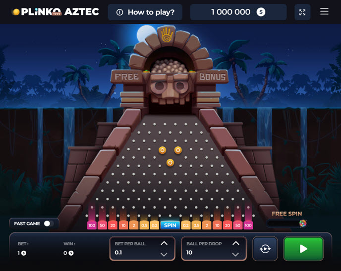 plinko aztec 1000