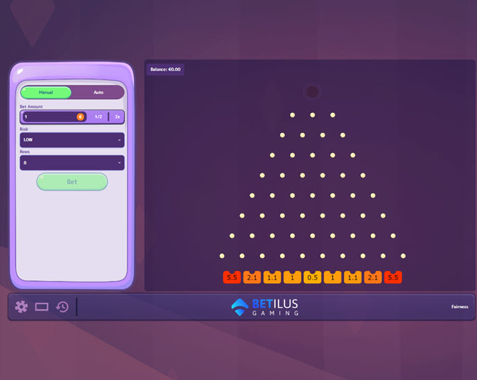 plinko (betilus gaming)