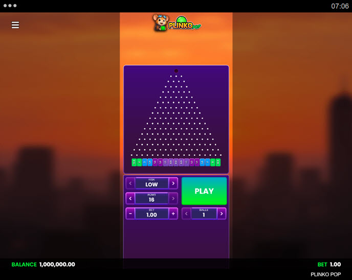plinko pop (microgaming)