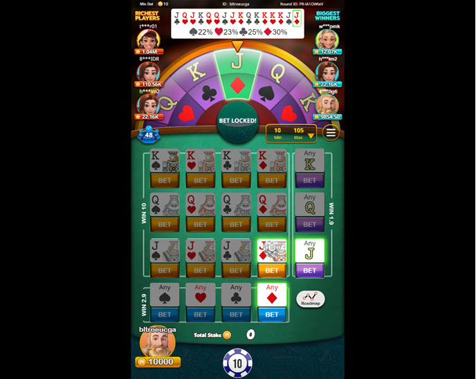 poker roulette (kingmaker)