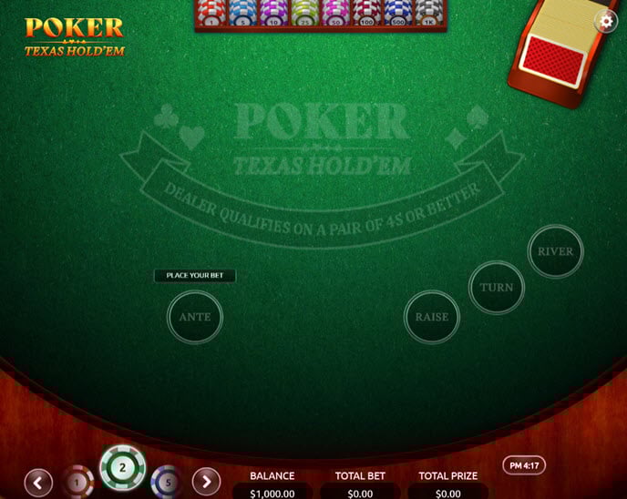 poker texas hold’em