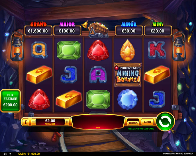 pokerstars mining bonanza
