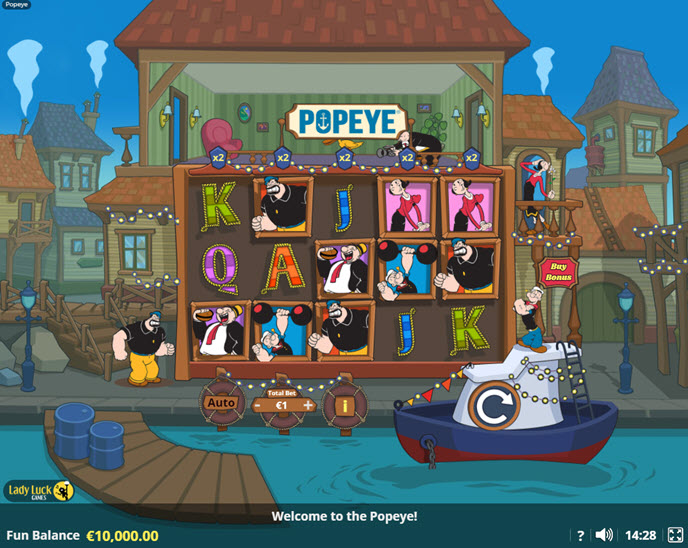 popeye (lady luck games)