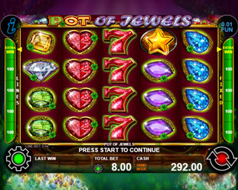 pot of jewels