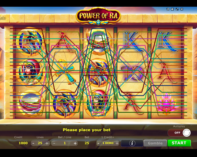 power of ra (five men games)