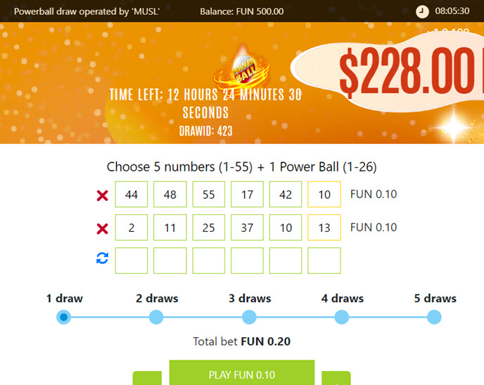 powerball (crazy billions)