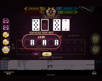 premium baccarat (playtech)