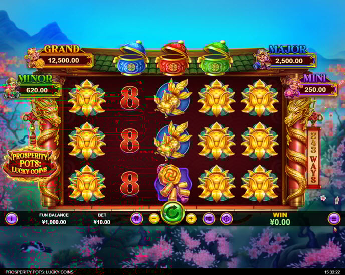 prosperity pots: lucky coins