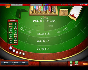 punto banco high
