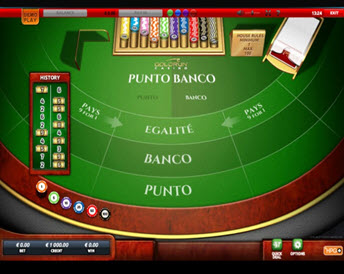 punto banco standard