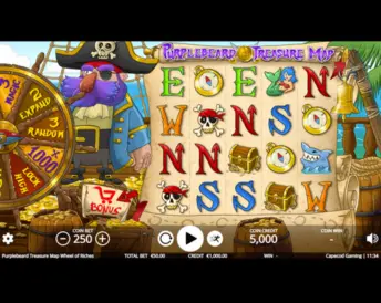 Purplebeard Treasure Map Wheel of Riches
