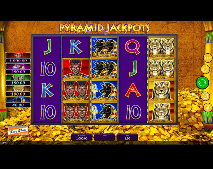 pyramid jackpots