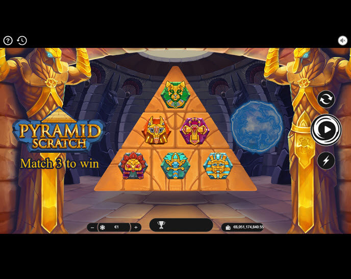 pyramid scratch