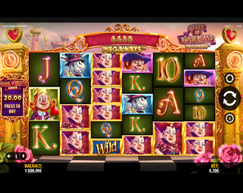 queen of wonderland megaways
