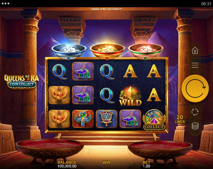 queens of ra: coin collect
