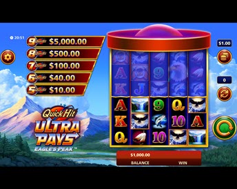 quick hit ultra pays eagle’s peak