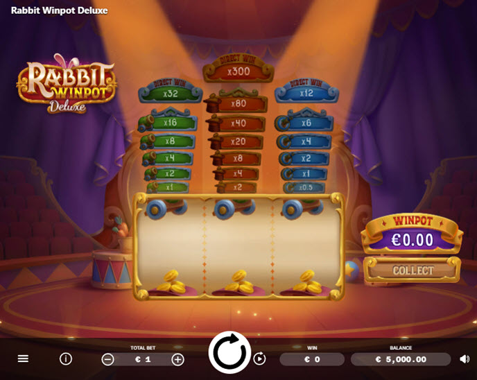 rabbit winpot deluxe