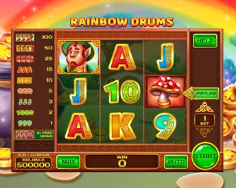Rainbow Drums (3×3)