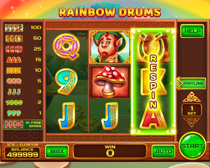 rainbow drums respin