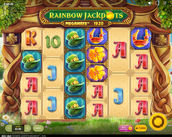 rainbow jackpots megaways