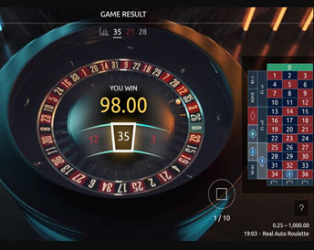 real auto roulette live