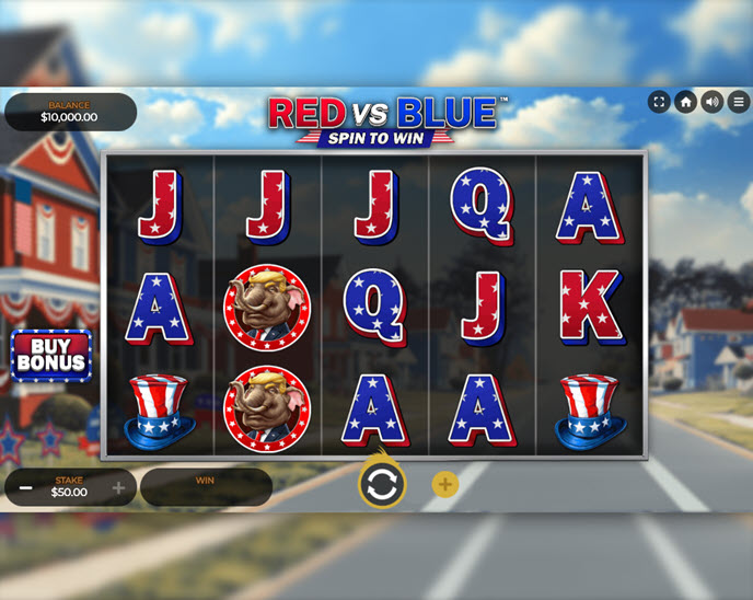 red vs blue spin to win