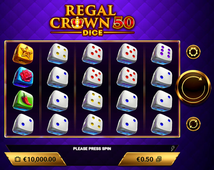 regal crown 50 dice