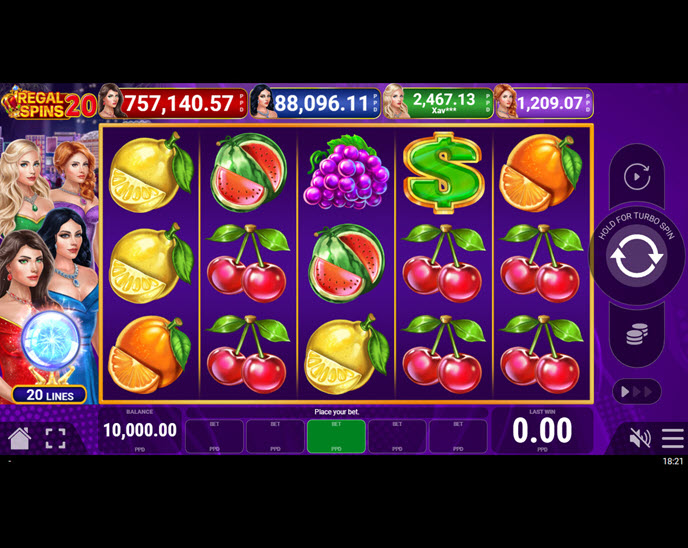 regal spins 20