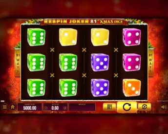 Respin Joker 81 Xmas Dice