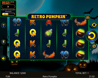 retro pumpkin
