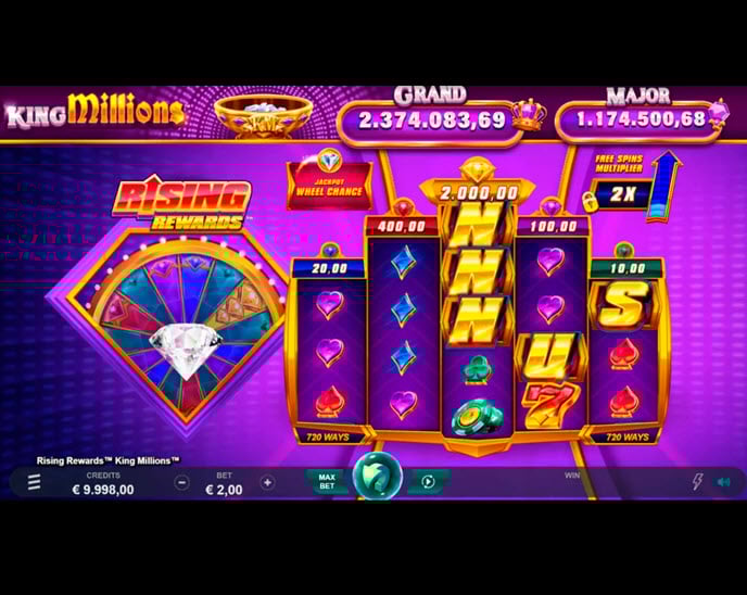 rising rewards king millions