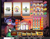 rising sun – 3 reels