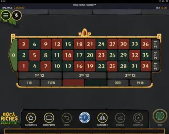 Roca Riches Roulette