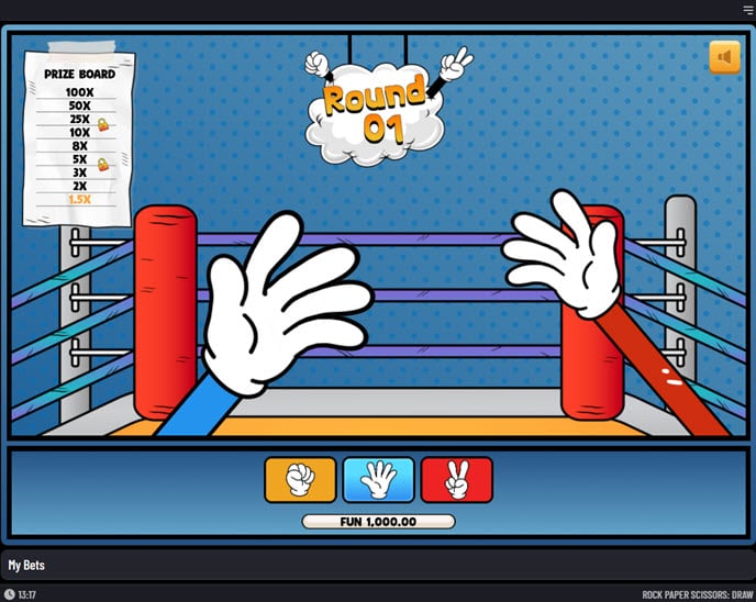 rock paper scissors draw
