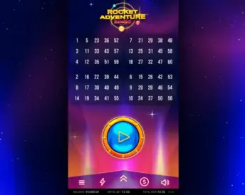 rocket adventure bingo