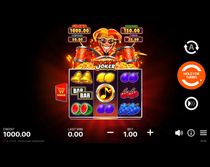 rockin' joker: hold and win