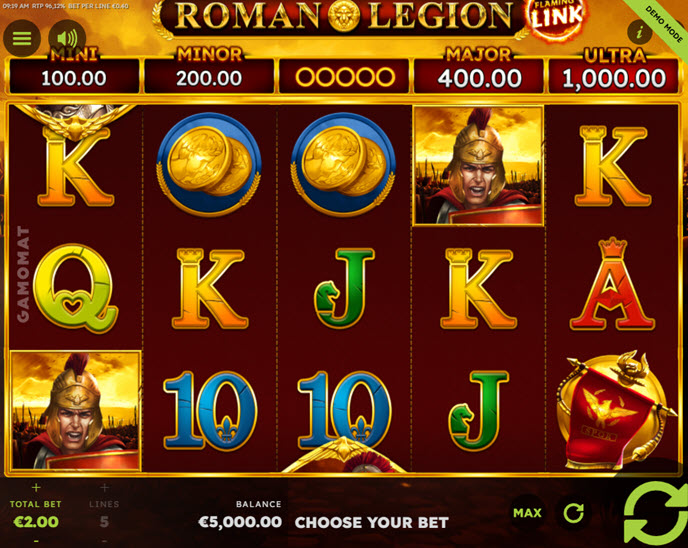 roman legion flaming link