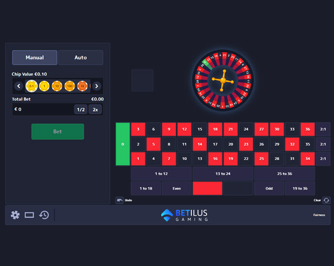 roulette (betilus gaming)