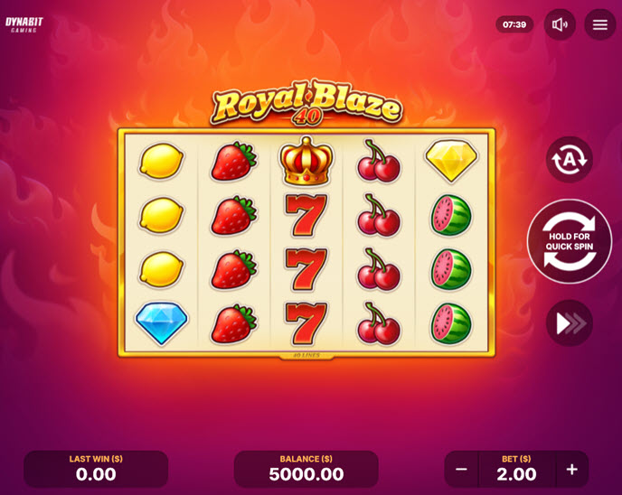 royal blaze 40