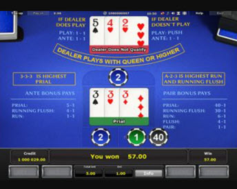 royal crown 3 card brag