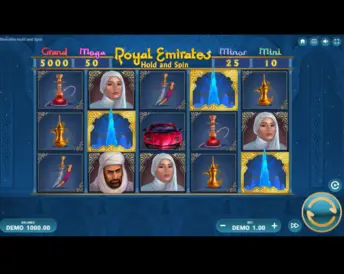 Royal Emirates Hold and Spin