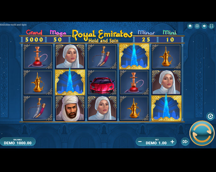 royal emirates hold and spin