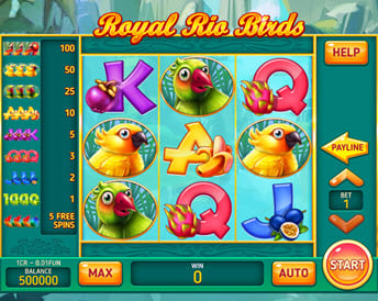 royal rio birds (3×3)