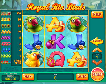 royal rio birds (pull tabs)