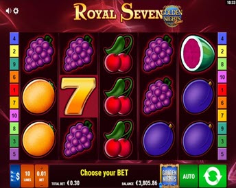 royal seven golden nights