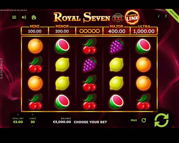 royal seven xxl flaming link