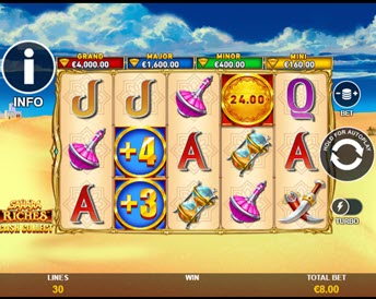 sahara riches cash collect