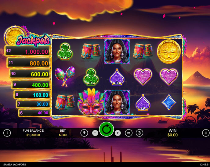 samba jackpots