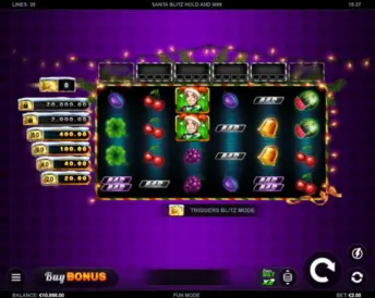 Santa Blitz Hold and Win